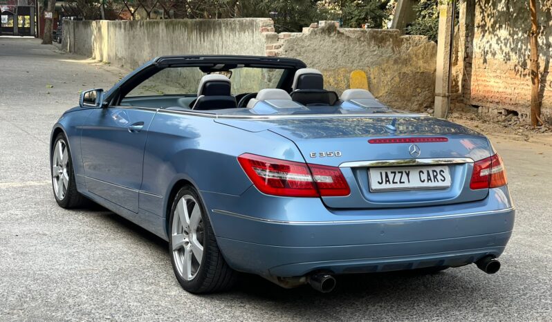 MERCEDES E350 CONVERTIBLE full